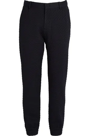 Emporio Armani Textured Slim-Leg Trousers