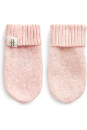 HARRODS Cashmere Pointelle Mittens