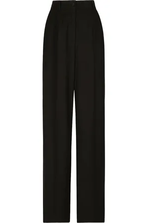 Dolce & Gabbana Wool Straight-Leg Trousers