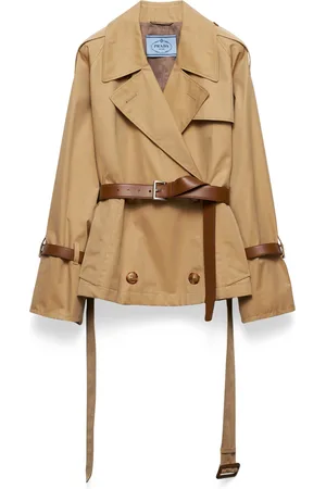 Prada Belt-Detail Trench Jacket