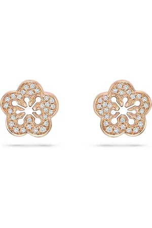 Boodles And Diamond Blossom Stud Earrings