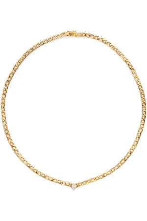 Anita Yellow and Diamond Pendant Necklace