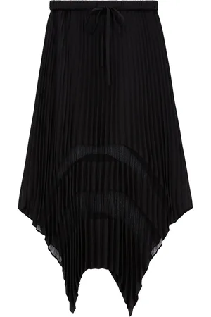 The Kooples Pleated Midi Skirt