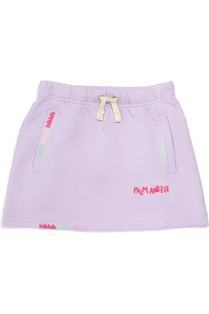 Palm Angels Cotton Embroidered Skirt