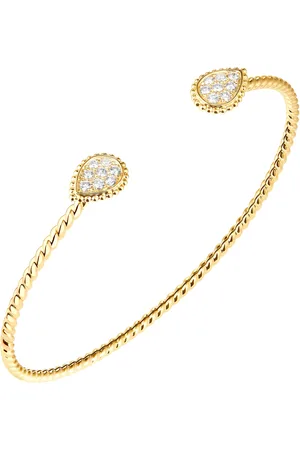 Boucheron Yellow and Diamond Serpent Bohème Bangle