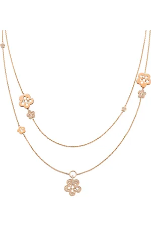 Boodles Rose and Diamond Blossom Classic Long Necklace