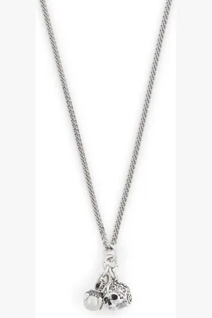 EMANUELE BICOCCHI Sterling Skull Necklace