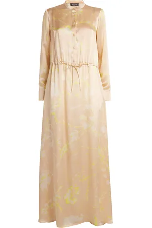 Fabiana Filippi Silk Maxi Shirt Dress