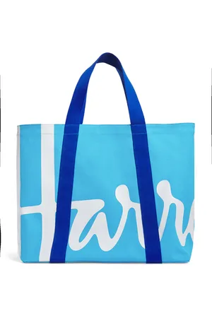 HARRODS Large Cotton Logo Tote Bag