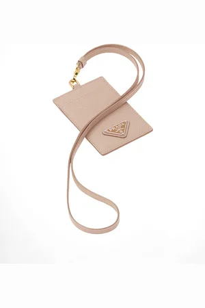 Prada Saffiano Leather Badge Holder