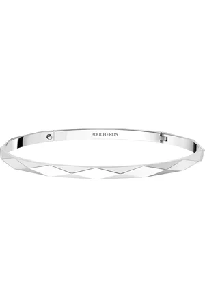 Boucheron White Gold Facette Bracelet