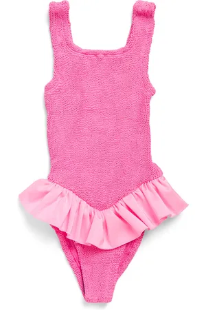Hunza G Ruffle-Trim Denise Swimsuit
