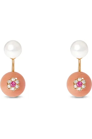 David Morris Rose Gold, Diamond and Sapphire Berry Ear Jacket