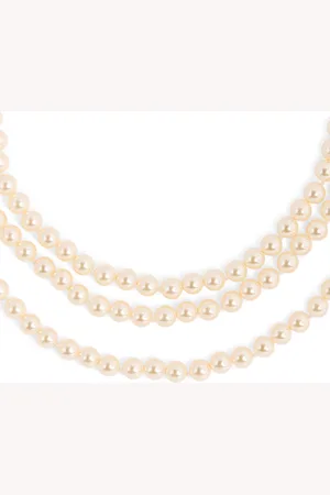 Alessandra Rich Faux Pearl Necklace