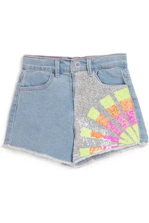 Billieblush Denim Sequinned Shorts