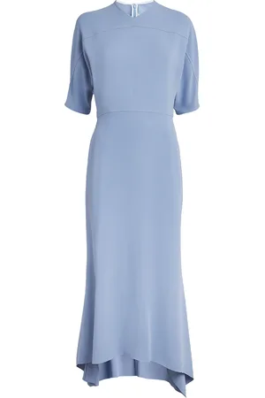 Victoria Beckham Asymmetric Short-Sleeve Dress