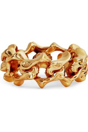 EMANUELE BICOCCHI Plated Sterling Silver Arabesque Chain Ring