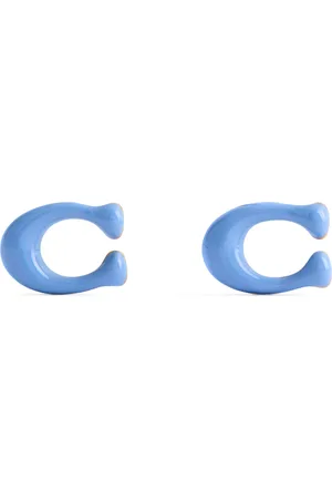 Coach Enamel C Stud Earrings