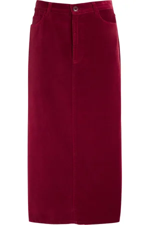 The Great Corduroy Column Midi Skirt