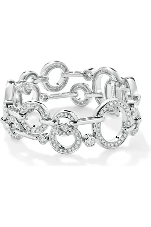 Boodles White and Diamond Large Roulette Bracelet