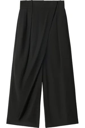 Loewe Cotton-Blend Cropped Wrap Trousers