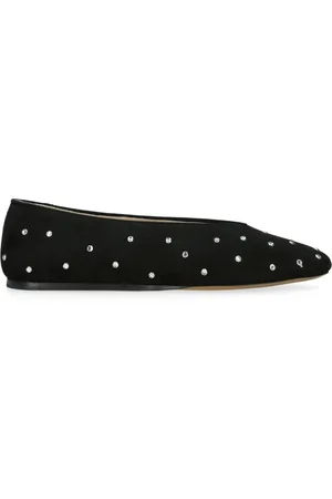 Le Monde Beryl Suede Embellished Regency Flats