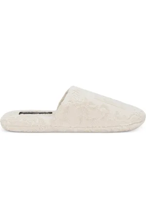 Dolce & Gabbana Terry Cotton Dg Slippers