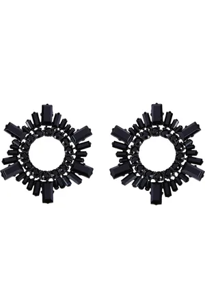 Amina Muaddi Mini Begum Crystal-Embellished Earrings