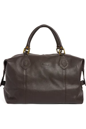 Barbour Medium Leather Explorer Holdall
