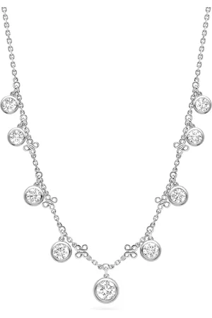 Boodles Large Platinum and Diamond Beach Necklace