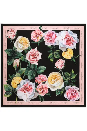 Dolce & Gabbana Silk Floral Scarf