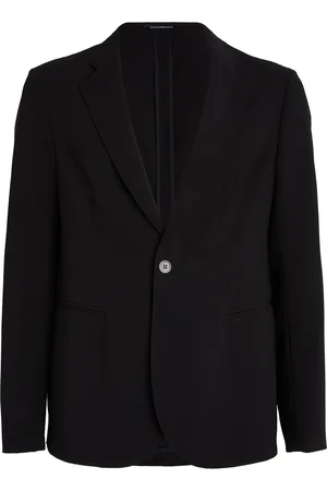 Emporio Armani Crepe Single-Breasted Blazer