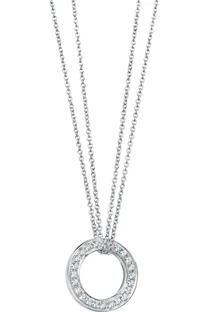 Boodles White and Diamond Roulette Large Pendant Necklace