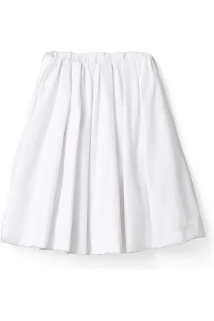 Miu Miu Cotton Poplin Midi Skirt