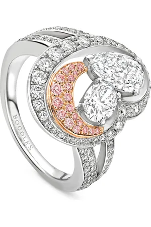 Boodles Platinum and Rose Gold National Gallery Motherhood Ring