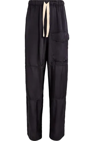 DRIES VAN NOTEN Elasticated Wide-Leg Trousers
