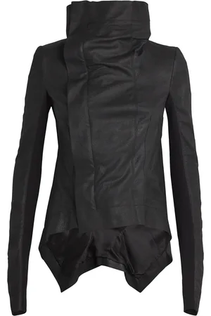 Rick Owens Lamb Leather Naska Biker Jacket