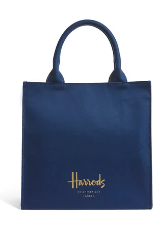 HARRODS Small Cotton Logo Tote Bag