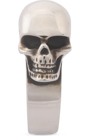 Alexander McQueen Brass Skull Ring
