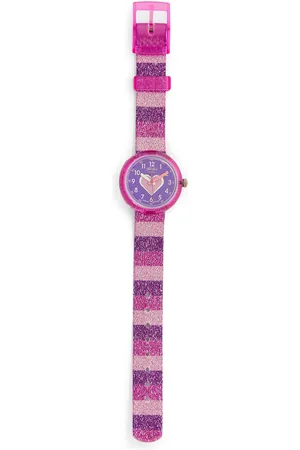Flik Flak Stripy Glitter Watch