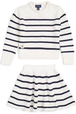 Ralph Lauren Stripe Sweater and Skirt Set