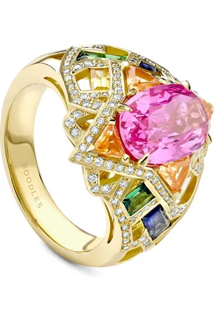Boodles Yellow , Diamond and Mixed Gemstone A Family Journey Barcelona Ring