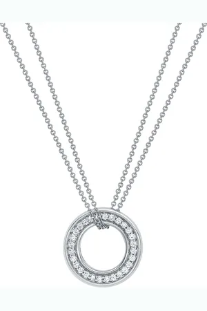 Boodles White and Diamond Medium Roulette Pendant