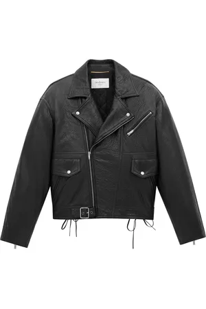 Saint Laurent Lace-Up Leather Jacket