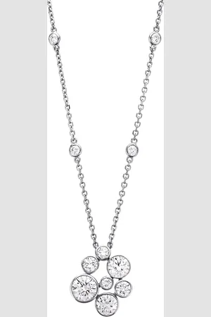 Boodles Platinum and Diamond Raindance Large Cluster Pendant