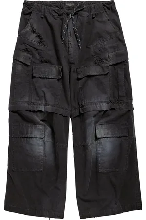 Balenciaga Distressed Cargo Trousers