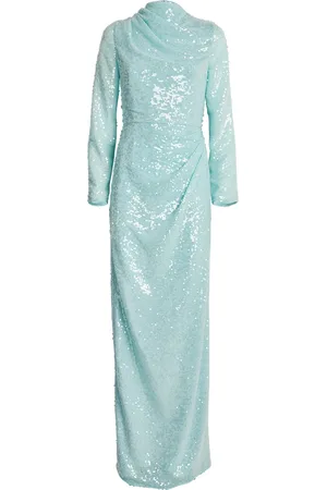 Erdem Sequinned Draped Gown