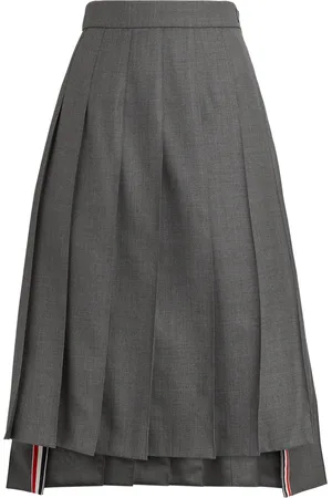 Thom Browne Pleated Midi Skirt