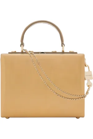 Dolce & Gabbana Leather Dolce Box Top-Handle Bag