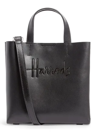 HARRODS Mini Leather Kensington Tote Bag